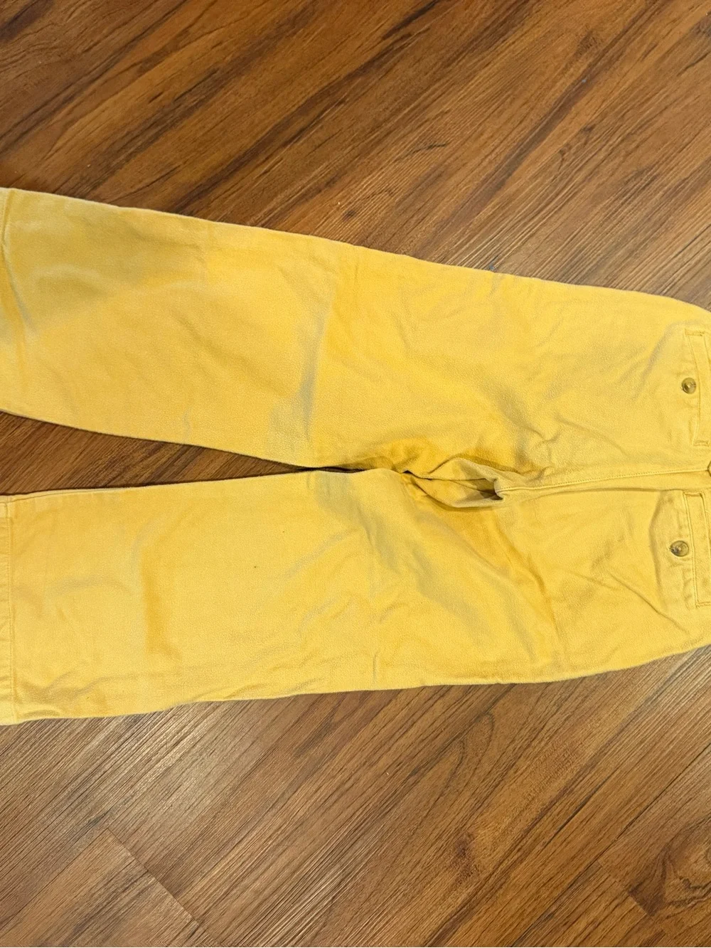 Janie and Jack Mustard Yellow Corduroy Straight-Leg Pants